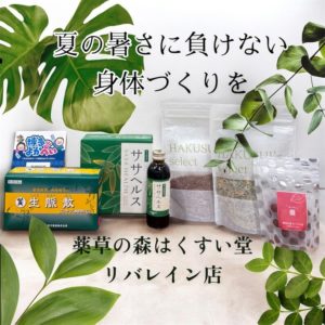 夏の体づくりの為の漢方